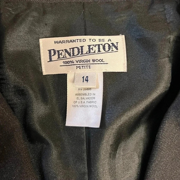 Pendleton• 100% Virgin Wool Blazer Jacket - Picture 9 of 11